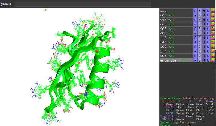 [PyMOL] NMR structures – KPWu's group research site